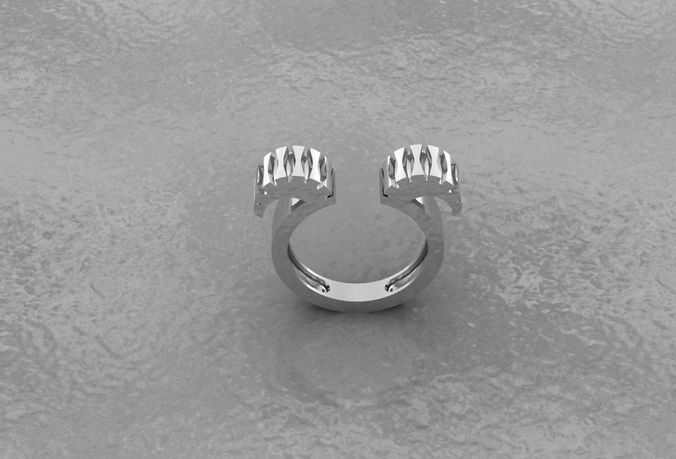 Speacial ring for silver  3D print model