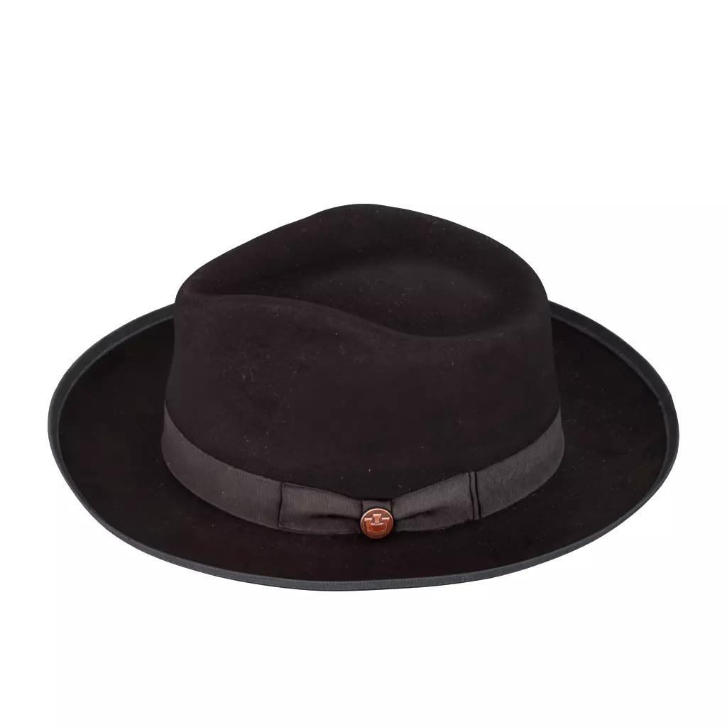 Goorin Bros River Wide Brim Merino Wool Felt Fedora Bourdeaux Low-poly 3D model
