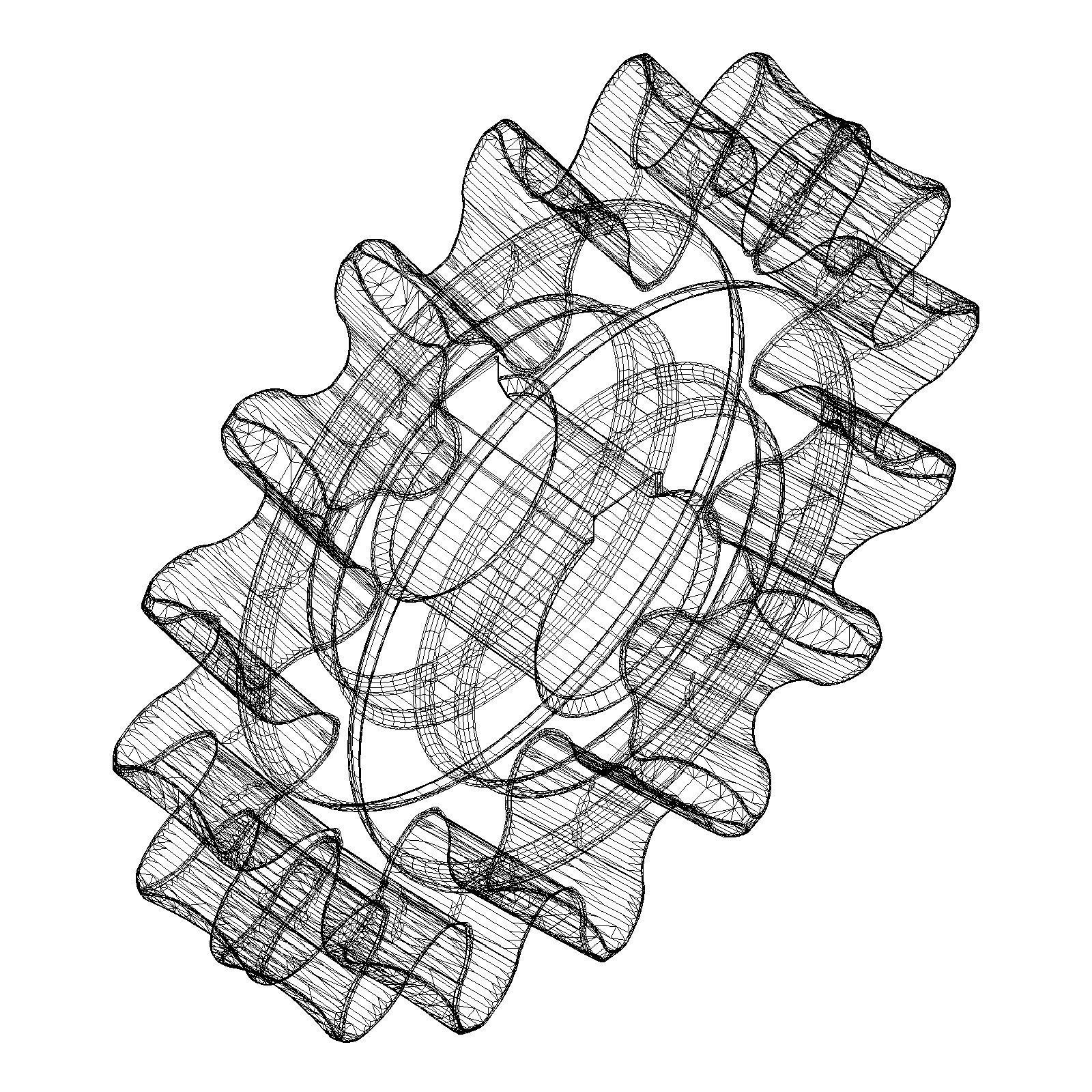 Worm Gear Collection 02 3D print model_11