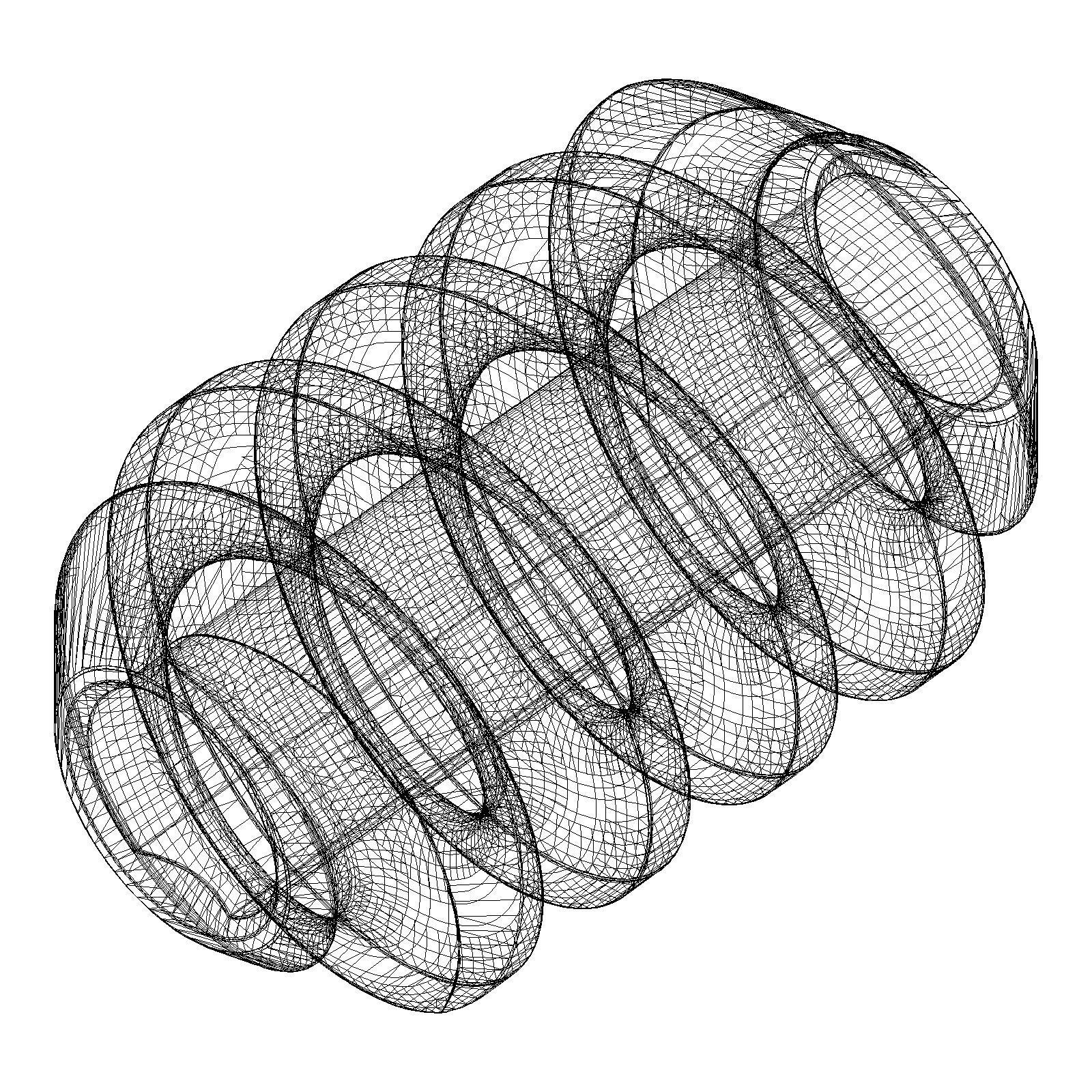 Worm Gear Collection 02 3D print model_12