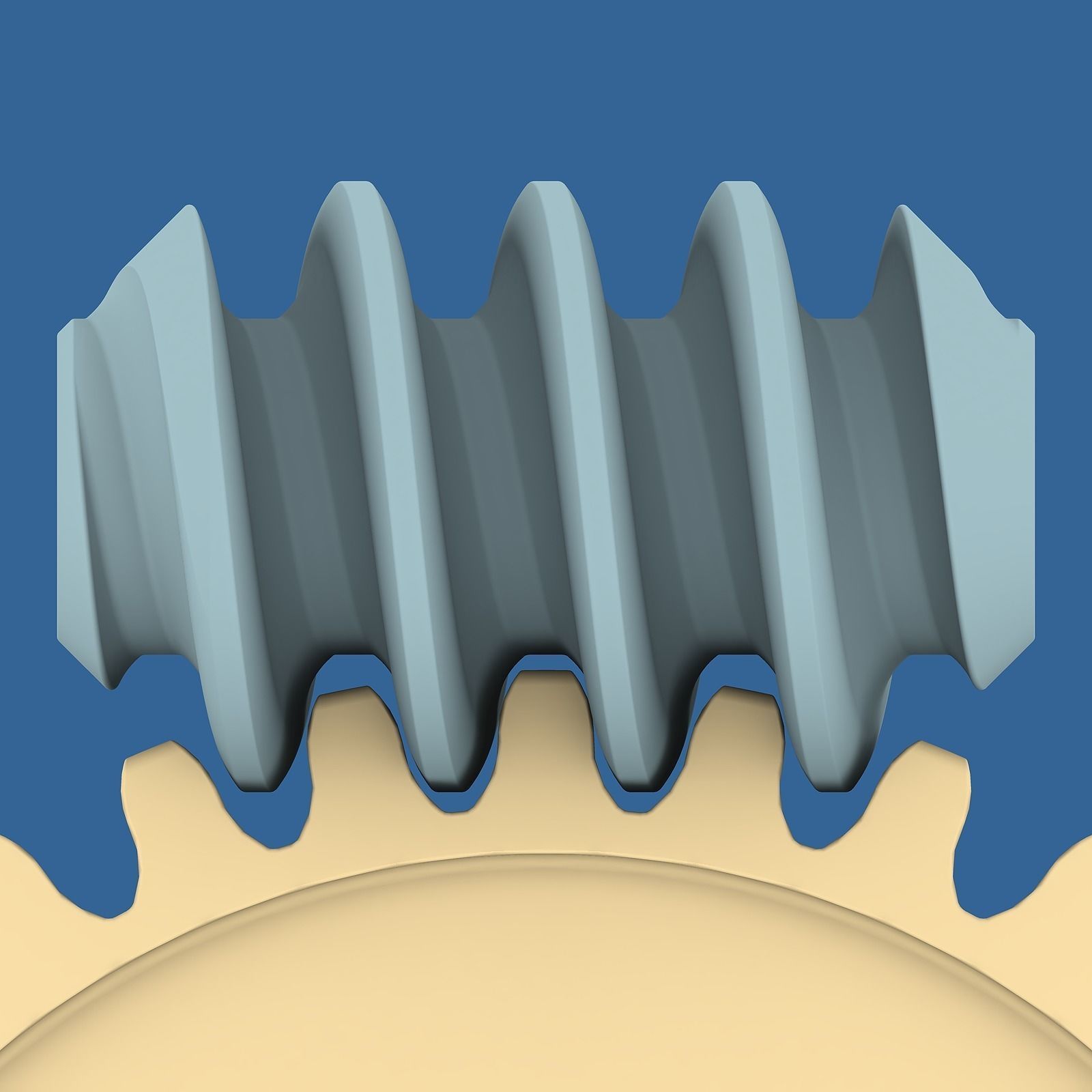 Worm Gear Collection 02 3D print model_8