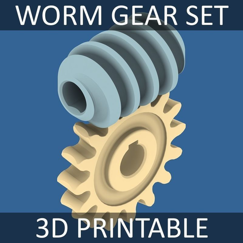 Worm Gear Collection 02 3D print model