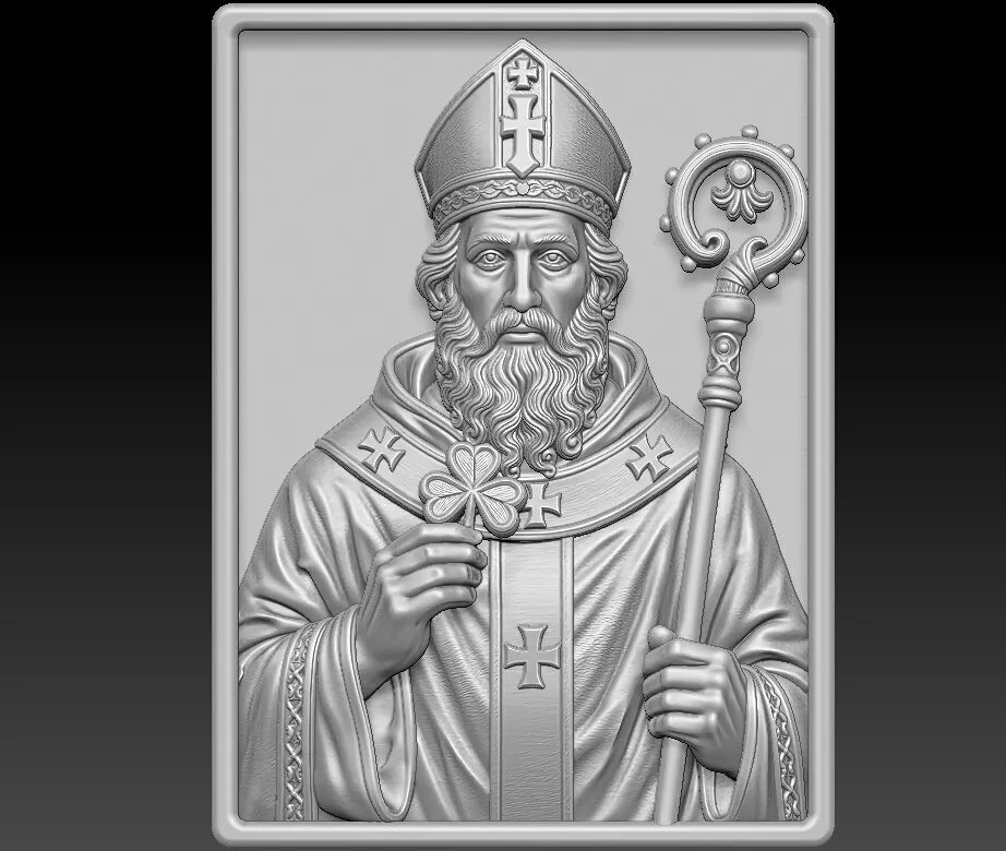 Saint Patrick 3D print model
