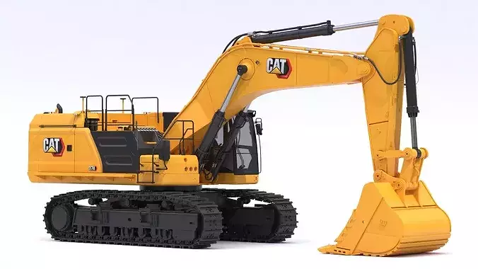 Model3D excavator Sumitomo SH200LC 3D model rigged | CGTrader