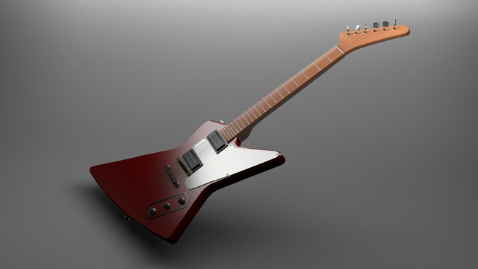 Electric Guitar 3D model