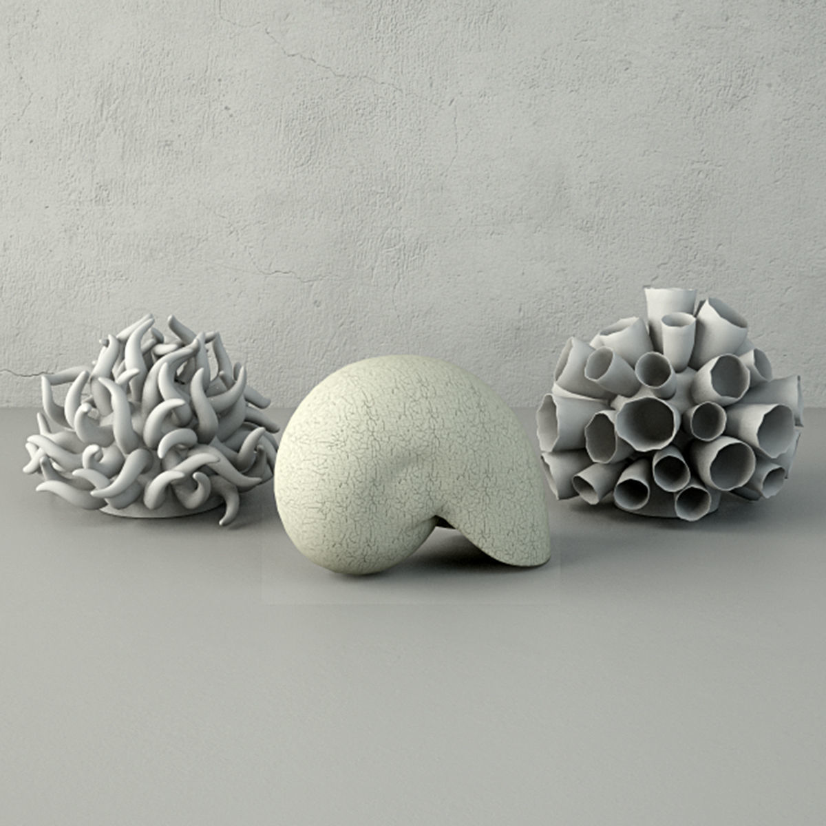 Decorative Ceramic Figures by ZARA HOME 3D model_1