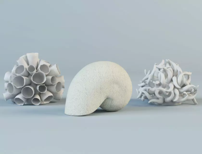 Decorative Ceramic Figures by ZARA HOME 3D model_0