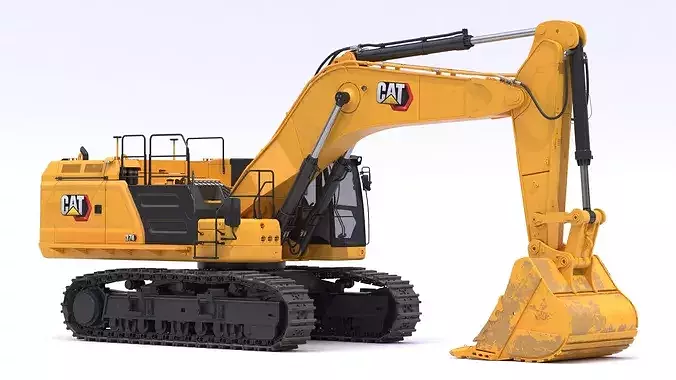 Model3D excavator Sumitomo SH200LC 3D model rigged | CGTrader