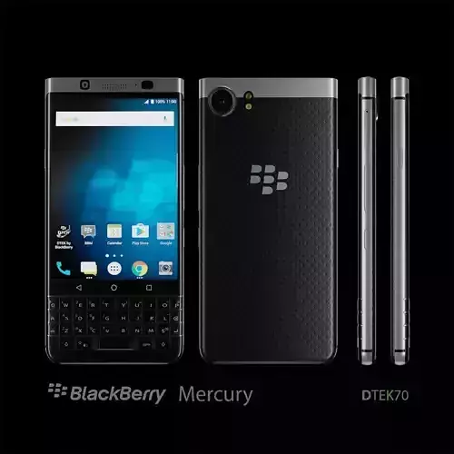 Blackberry Mercury 3D model