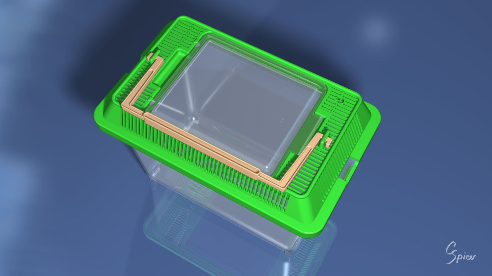 Small Plastic Terrarium 3D model_5