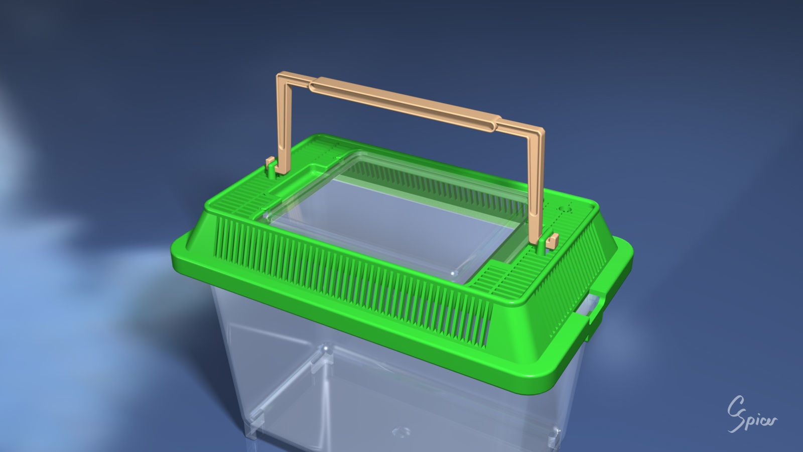 Small Plastic Terrarium 3D model_8