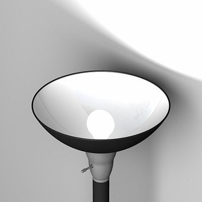 Standing Floor Lamp 3D model_0