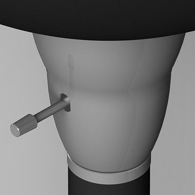 Standing Floor Lamp 3D model_3