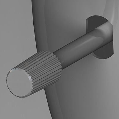 Standing Floor Lamp 3D model_4