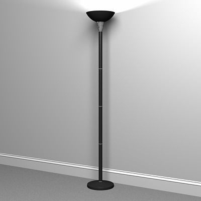 Standing Floor Lamp 3D model_2
