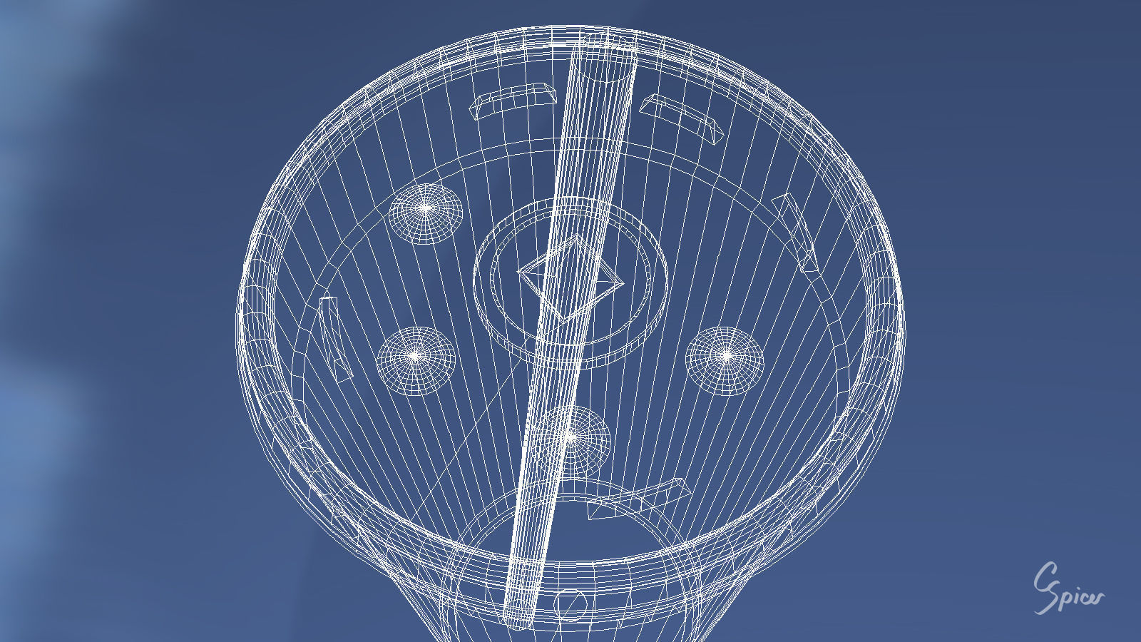 Styrofoam Cup with Plastic Lid and Straw 3D model_14