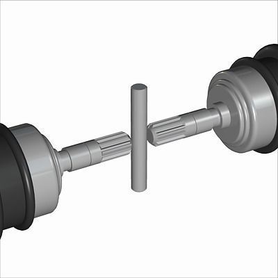 Automobile Differential Gearbox 3D model_5