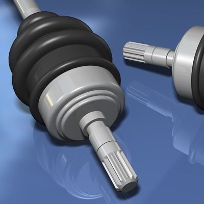 Automobile Differential Gearbox 3D model_14