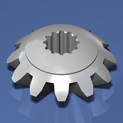 Automobile Differential Gearbox 3D model_8