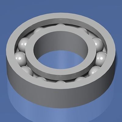 Automobile Differential Gearbox 3D model_13