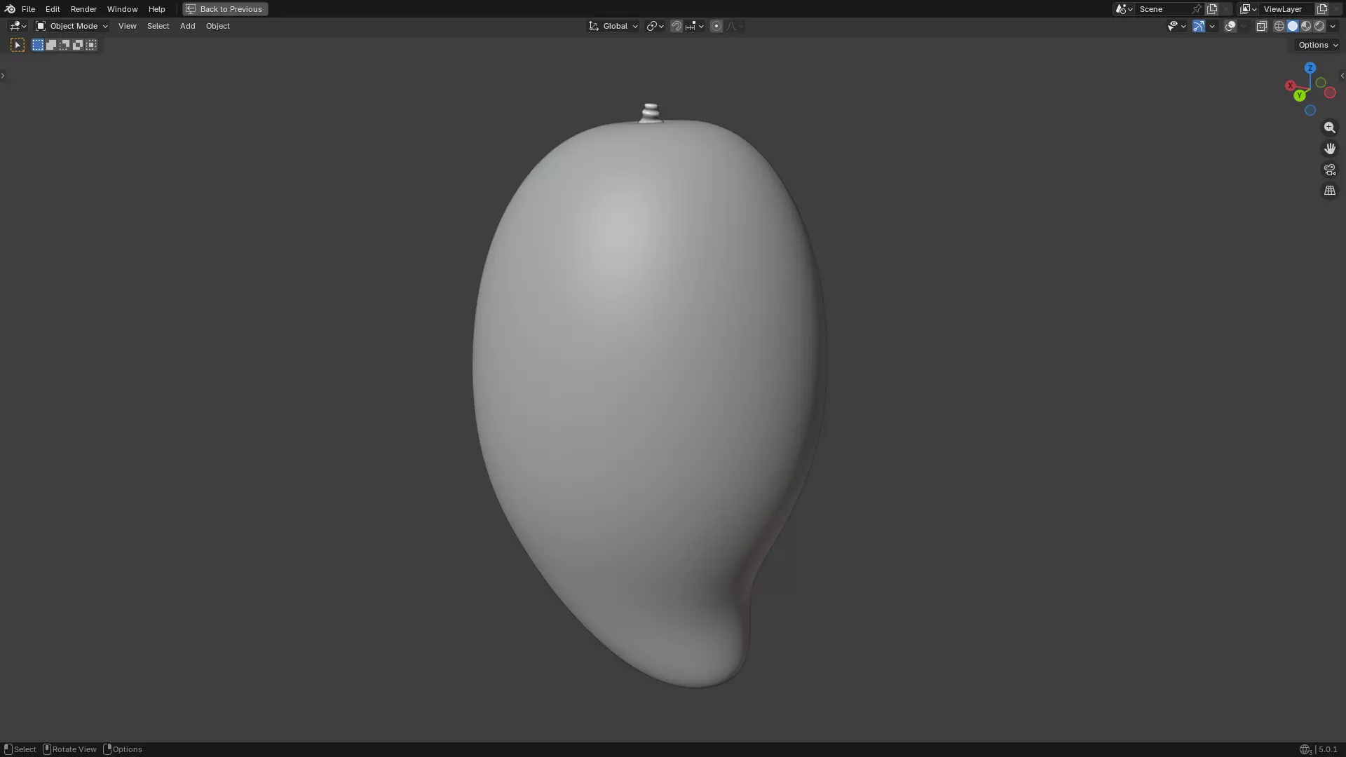 Mango 3D print model