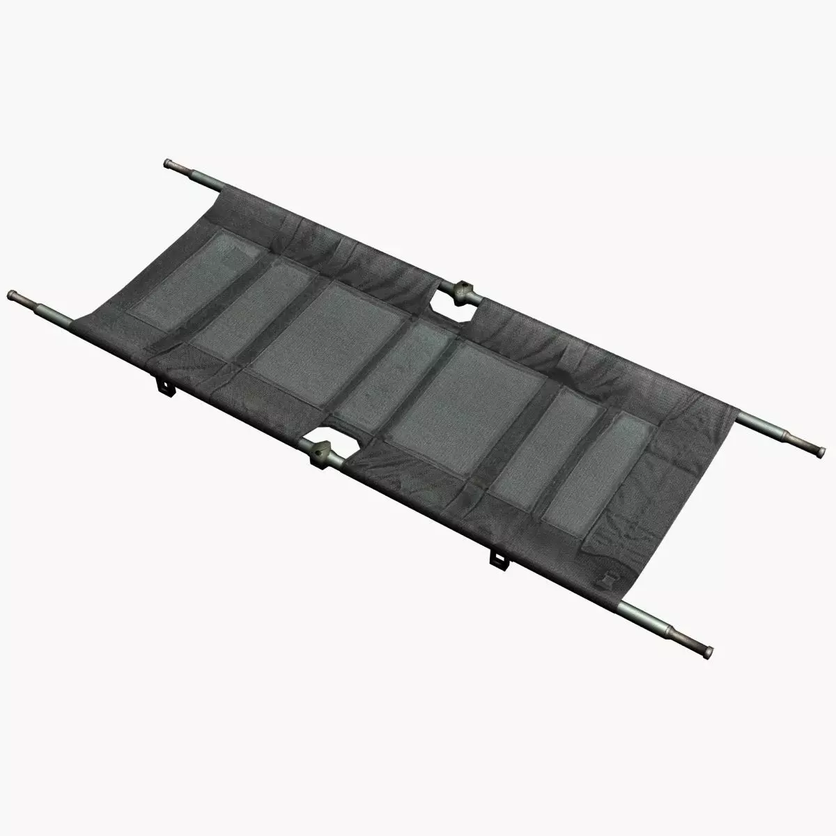Military Medical Stretcher Low Poly Low-poly 3D model_0