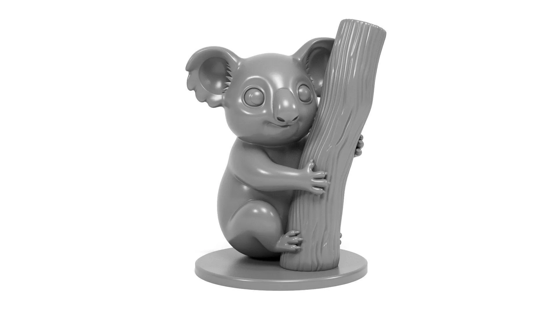 Koala - Relief 3D print model