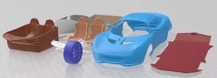 Lotus Elise 2012 Printable Car 3D print model