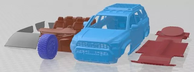 Toyota 4Runner Trailhunter 2025 Printable Car 3D print model