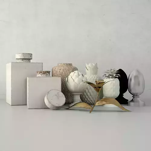 Decorative Ornaments by ZARA HOME 3D model
