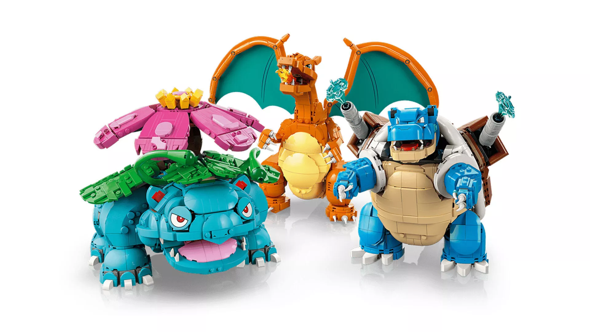 TwindBricks3D - 72153 Venusaur - Charizard - Blastoise 3D print model