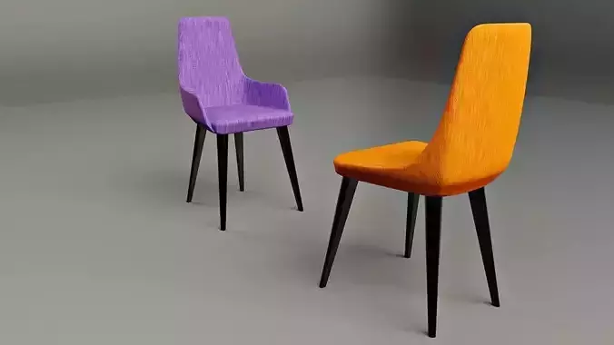 Cool Modern Chairs 3d Model