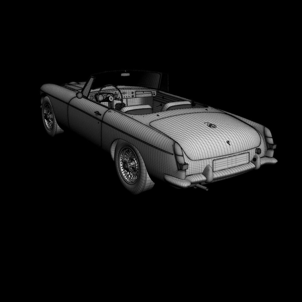 MG MGC  3D model_16