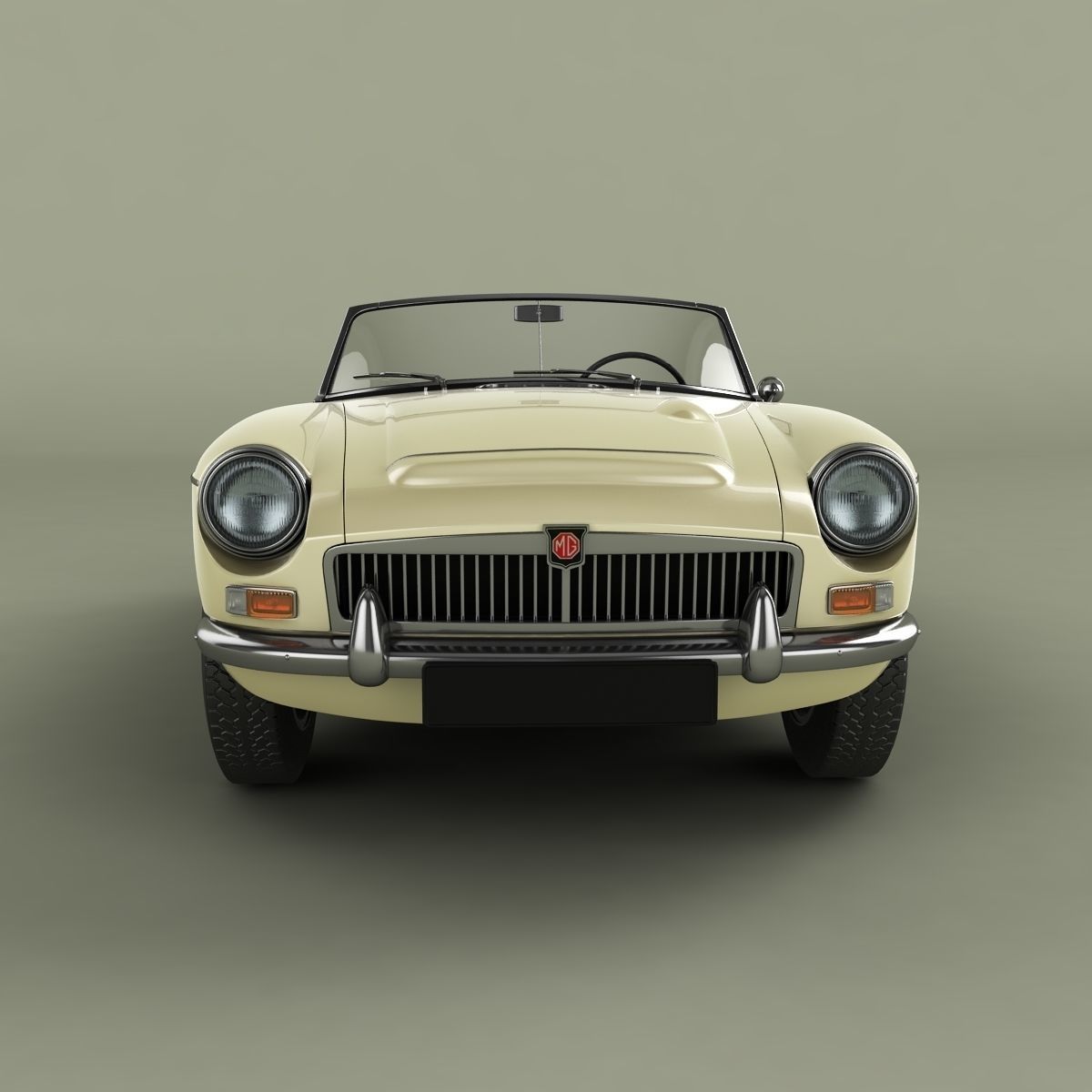 MG MGC  3D model_4