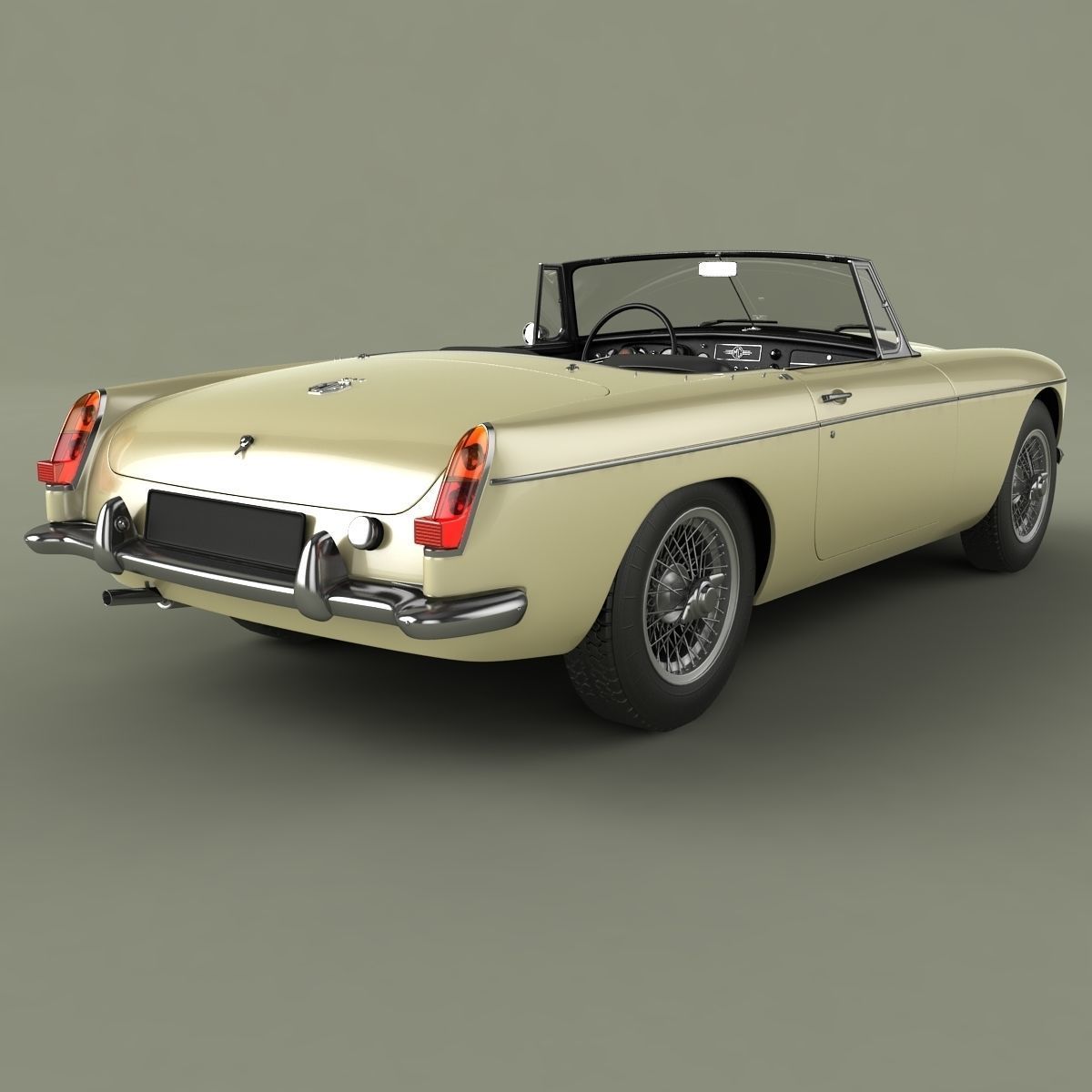 MG MGC  3D model_2