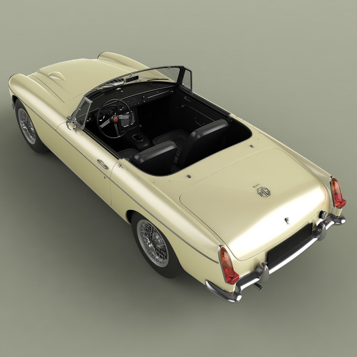 MG MGC  3D model_7