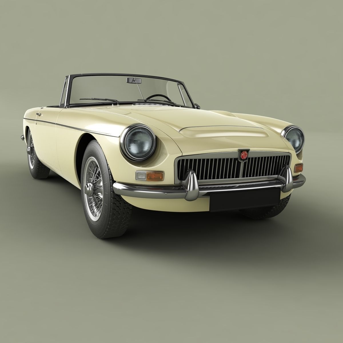MG MGC  3D model_9