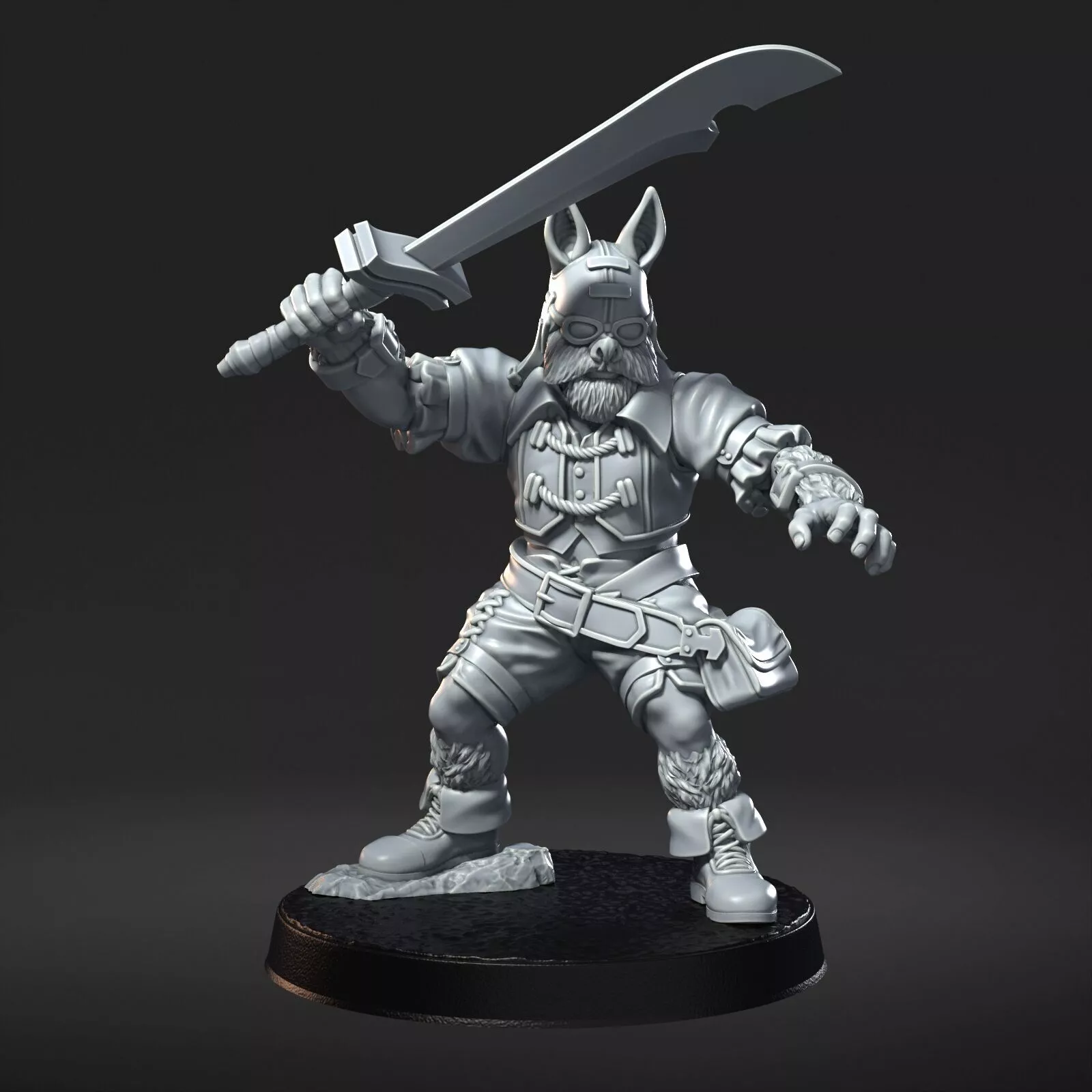Baku 3D Print STL Miniature RPG 3D print model