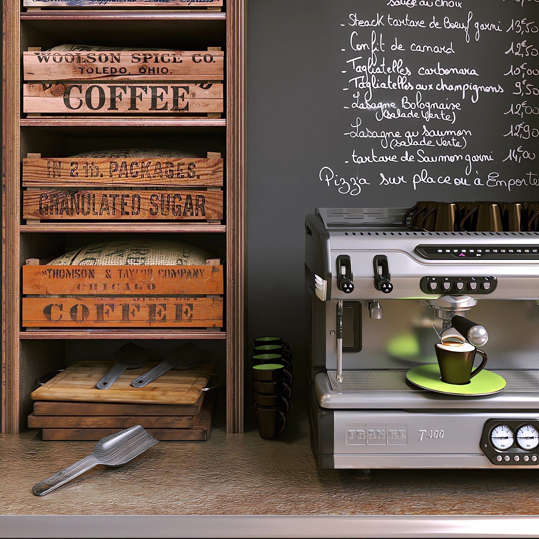 FRANKE T400 2 et les cafes brulea 3D model_3