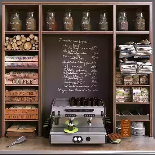 FRANKE T400 2 et les cafes brulea 3D model FRANKE T400 2 et les cafes brulea 3D model