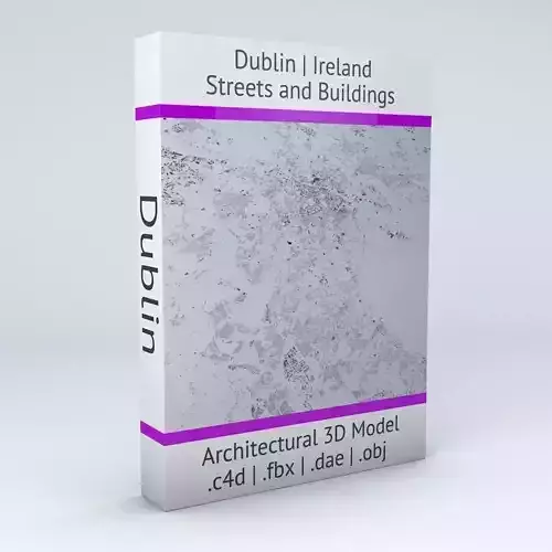Dublin Streets and Buildings 3D model