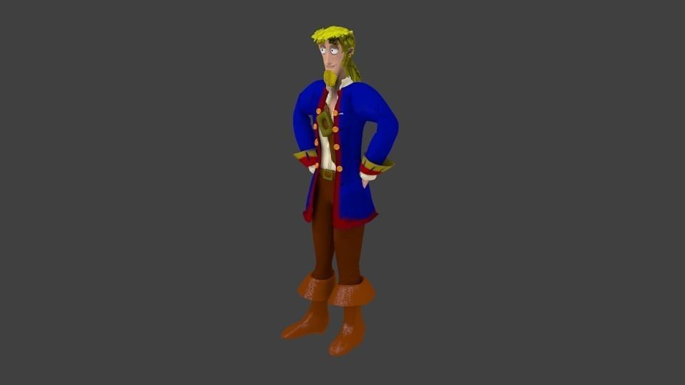 Mega adventure game scenes and 3D objects bundle 1 Low-poly 3D model_58