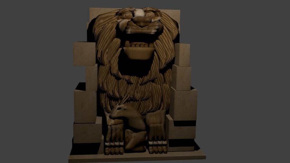 Mega adventure game scenes and 3D objects bundle 1 Low-poly 3D model_46