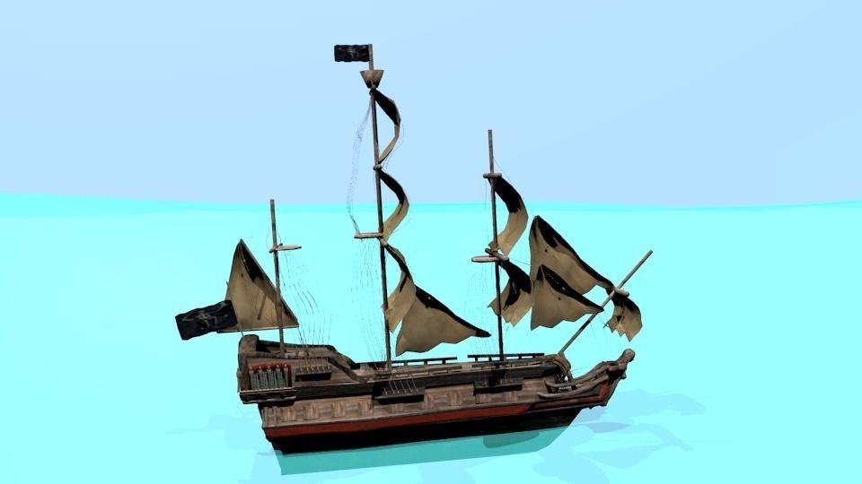 Mega adventure game scenes and 3D objects bundle 1 Low-poly 3D model_6