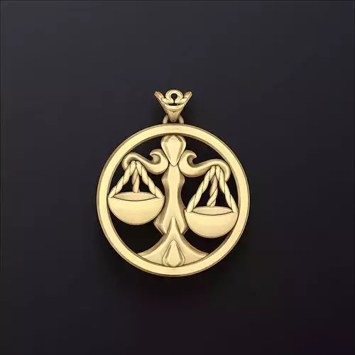 Zodiac Libra Pendant Light