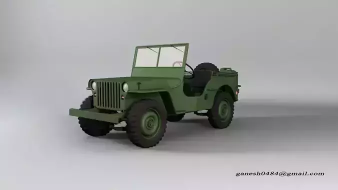 Willys jeep 3D model