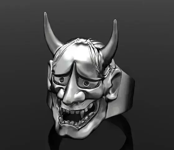 oni mask hannya 3D print model