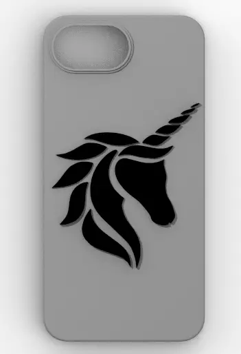 Unicorn Silhouette MagSafe Case for Apple iPhone 17e 3D print model