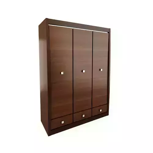 wardrobe wooden with three drawers