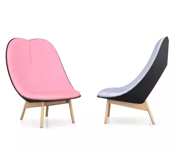 Uchiwa Lounge Chair by Doshi Levien for Hay 3D model